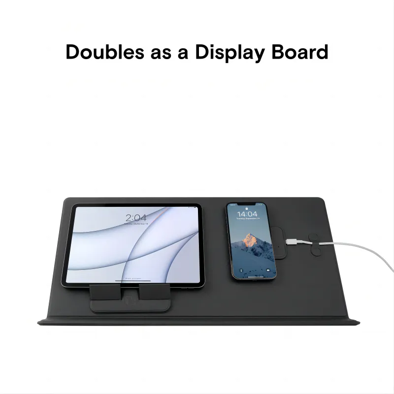 Ảnh MOFT Multi Functional Desk Mat Giá Đỡ Máy Tính Bảng Bằng Da pu Nhiều Góc Chống Nước Đa Năng 3