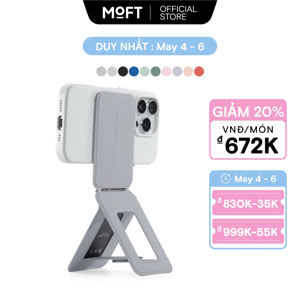 Đánh Giá MOFT Phone Tripod Stand Snap Invisible: Giá Đỡ Điện Thoại Nam Châm Siêu Mỏng