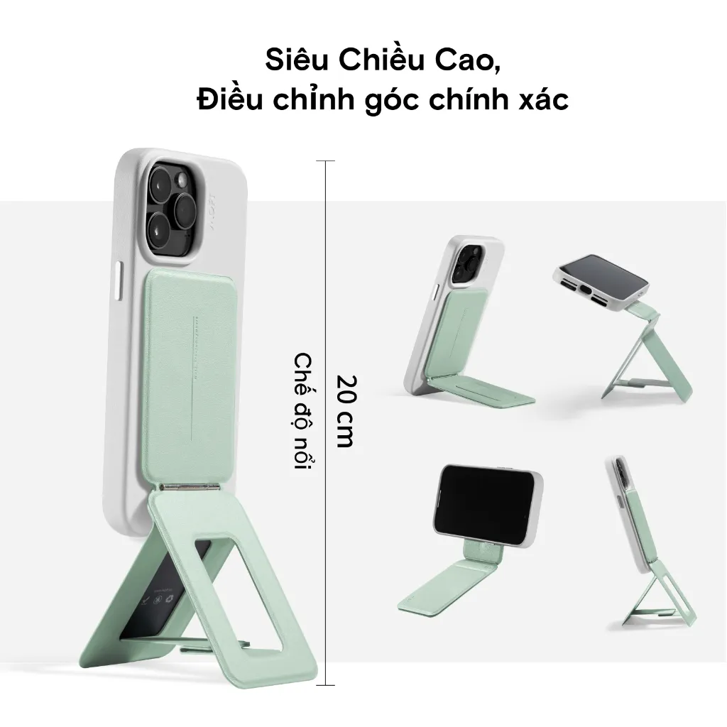 Ảnh MOFT Phone Tripod Stand Snap Invisible  (Magnetic Tripod) giá đỡ ba chân có nam châm gắn điện thoại【Không có khe cắm thẻ】 2