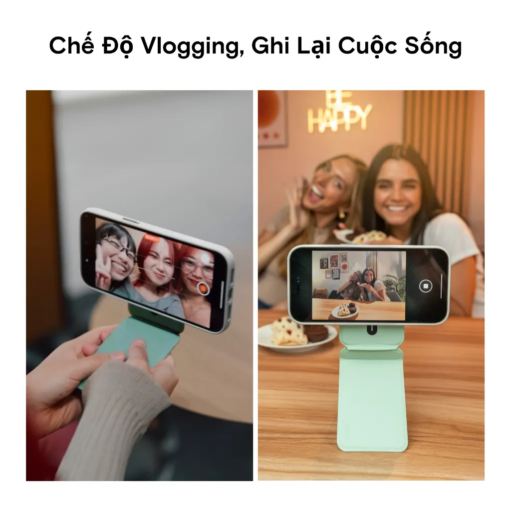 Ảnh MOFT Phone Tripod Stand Snap Invisible  (Magnetic Tripod) giá đỡ ba chân có nam châm gắn điện thoại【Không có khe cắm thẻ】 4