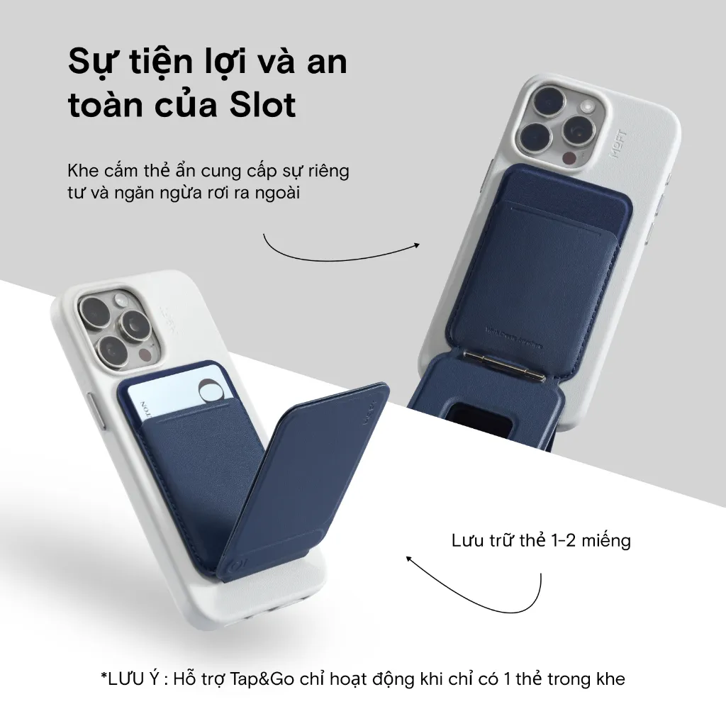 Ảnh MOFT Snap Invisible Phone Wallet Phone Tripod Stand MOVAS™ 3-In-1 Magnetic Compatible 3