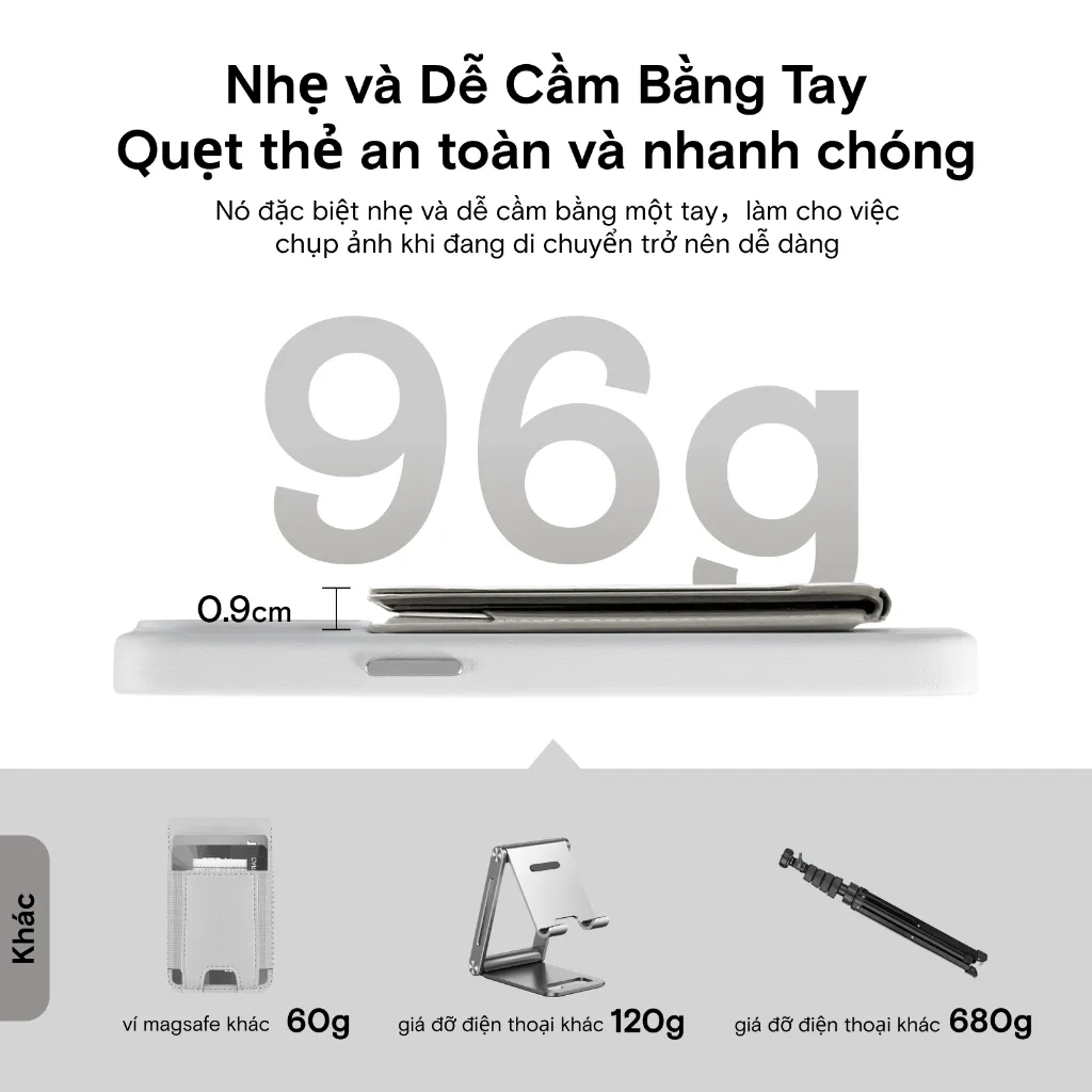 Ảnh MOFT Snap Invisible Phone Wallet Phone Tripod Stand MOVAS™ 3-In-1 Magnetic Compatible 4