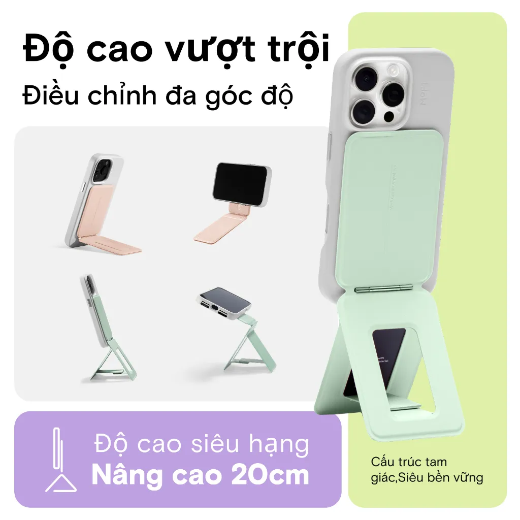 Ảnh MOFT Snap Invisible Phone Tripod Stand MOVAS™ (Magnetic Compatible) giá đỡ ba chân MOFT có nam châm gắn điện thoại 4