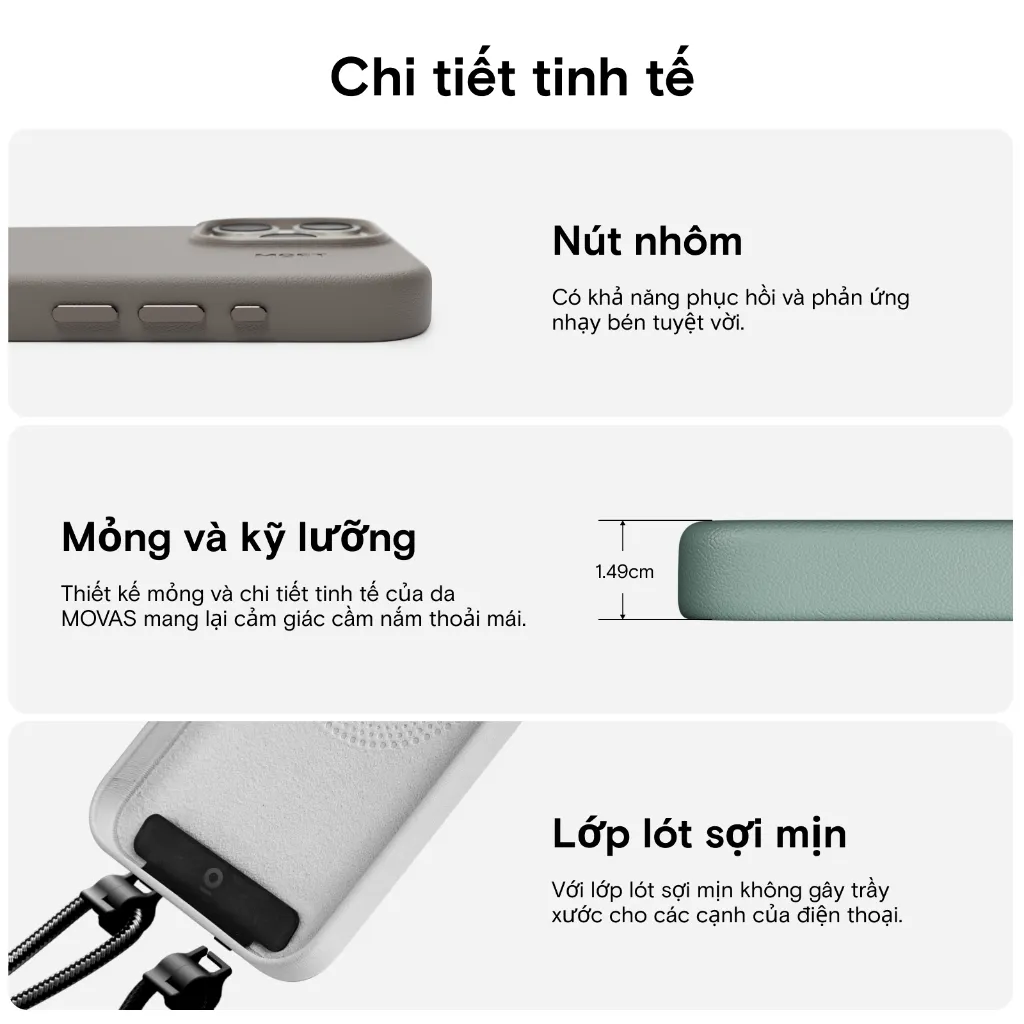 Ảnh MOFT Snap Phone Case MOVAS™Ốp điện thoại MOFT có thể tương thích với mọi phong cách 4