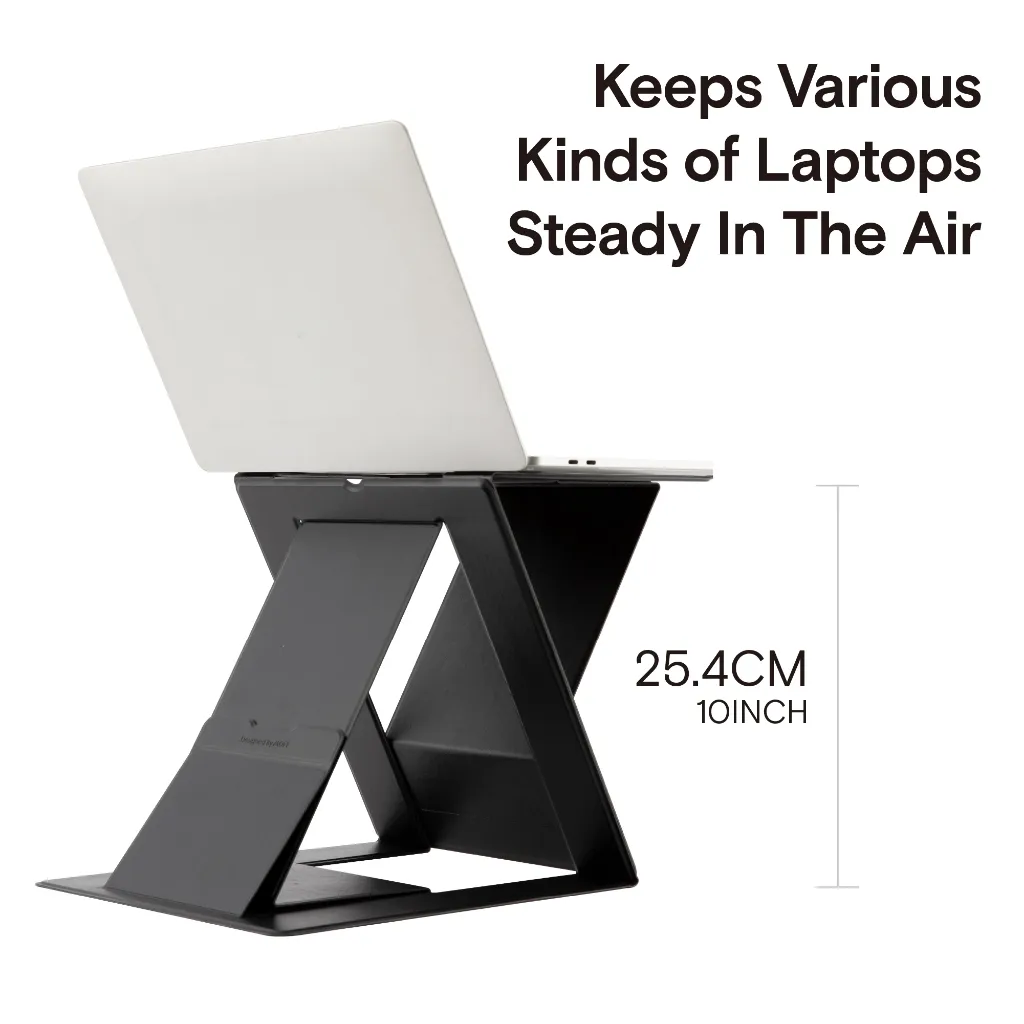 Ảnh Moft Z 5-In-1 Sit-Stand Laptop Desk Invisible And Portable Stand Giá Đỡ Máy Tính Xách Tay Hình Chữ z Gấp Gọn Tiện Lợi 5 Trong 1 ms015 2