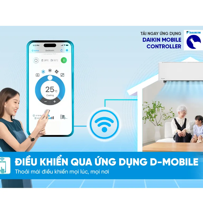 Ảnh MỚI 2025 - Máy Lạnh Daikin Inverter 1 chiều FTKY35ZVMV 1.5HP 12000BTU 2