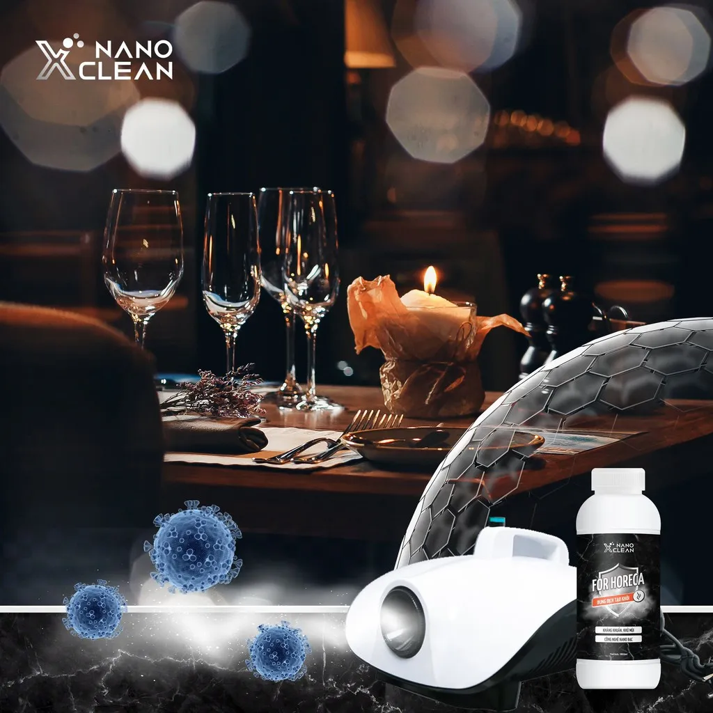 Ảnh [Mới] Dung dịch tạo khói, phun khói Nano Xclean For Horeca 1L-Diệt Khuẩn Khử Mùi nhà cửa phòng-Nano Bạc AHT Corp (AHTC) 4