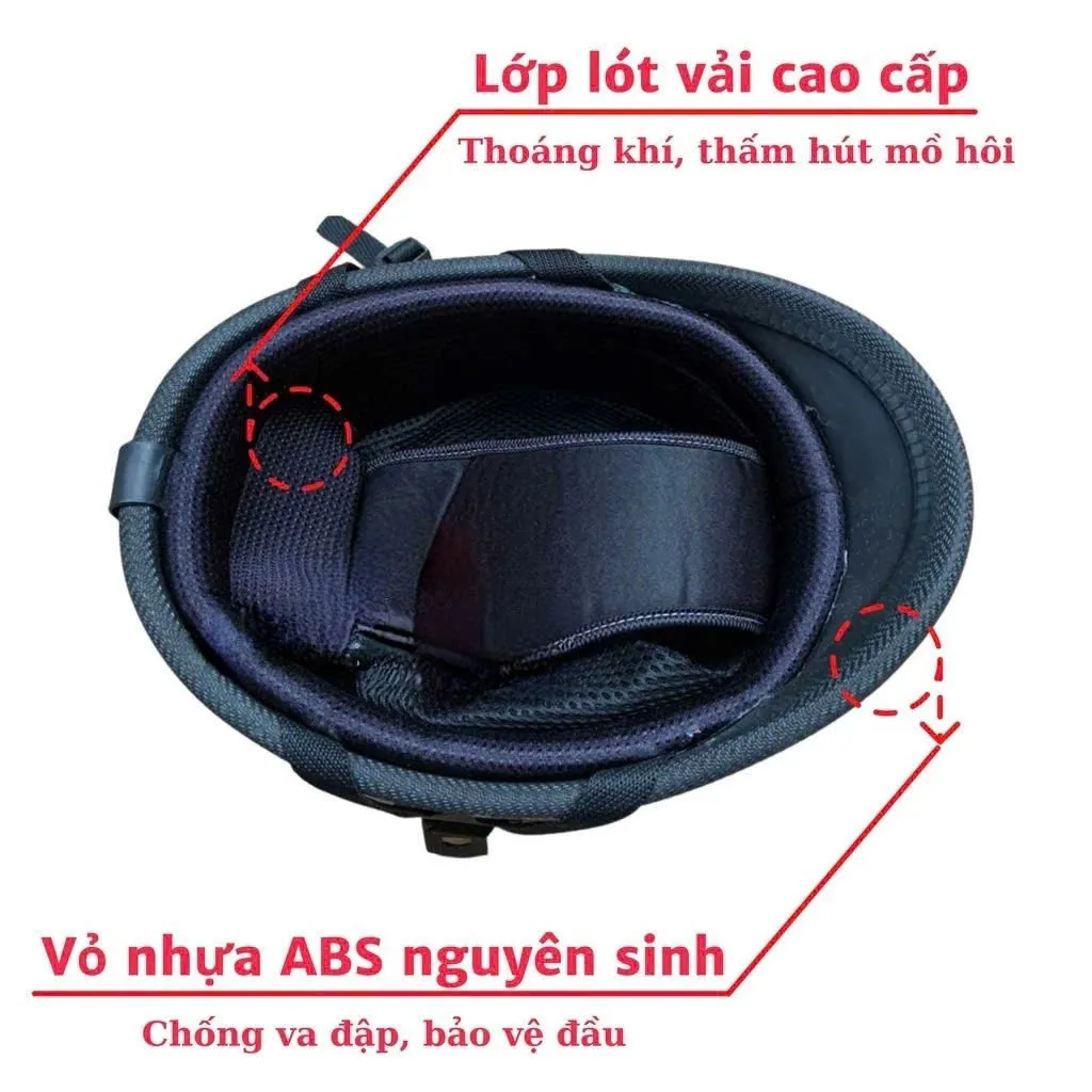 Ảnh Mũ bảo hiểm 1/2 đầu đua ngựa Ja- ViVa ,mũ ngựa cong gangter đội ngược,nón bảo hiểm thể thao thời trang nam độc lạ. 1