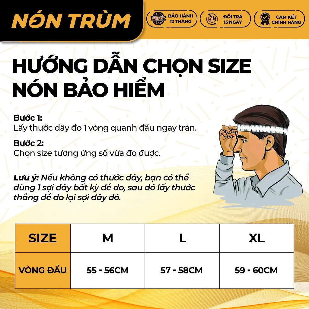 Ảnh Mũ bảo hiểm 3/4 Royce XH26 kính âm, lót màu đen, lỗ thông gió lạ mắt cho nam và nữ 3
