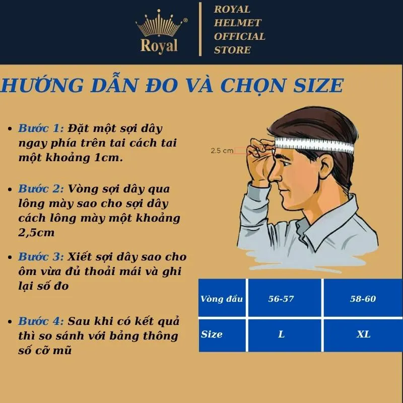 Ảnh Mũ bảo hiểm fullface Royal M136 có kính đen nhám đi xe máy phượt cho nam và nữ chính hãng 1