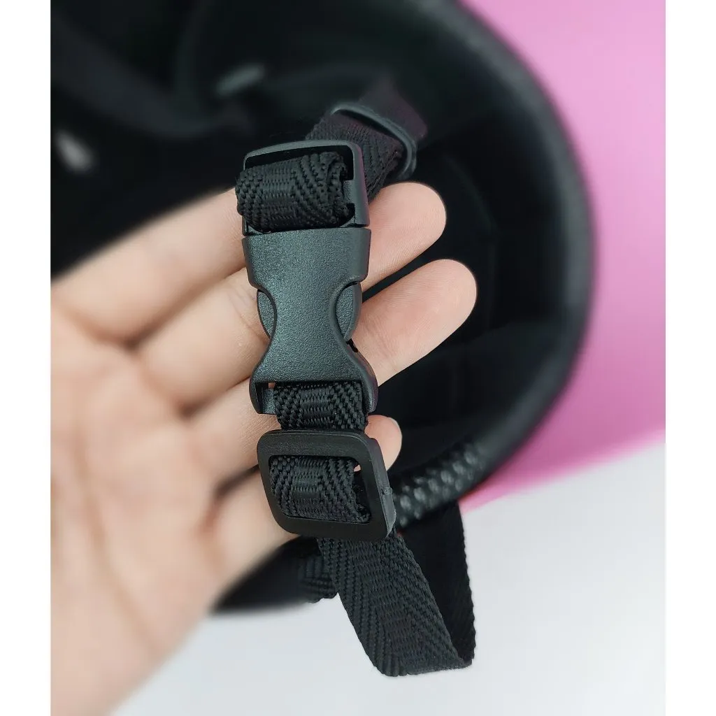 Ảnh Mũ bảo hiểm lưỡi trai T68 nữ có khoét 1/2 đầu GRO dáng lưỡi trai không kính cho nữ phù hợp vòng đầu 55 đến 58cm 3