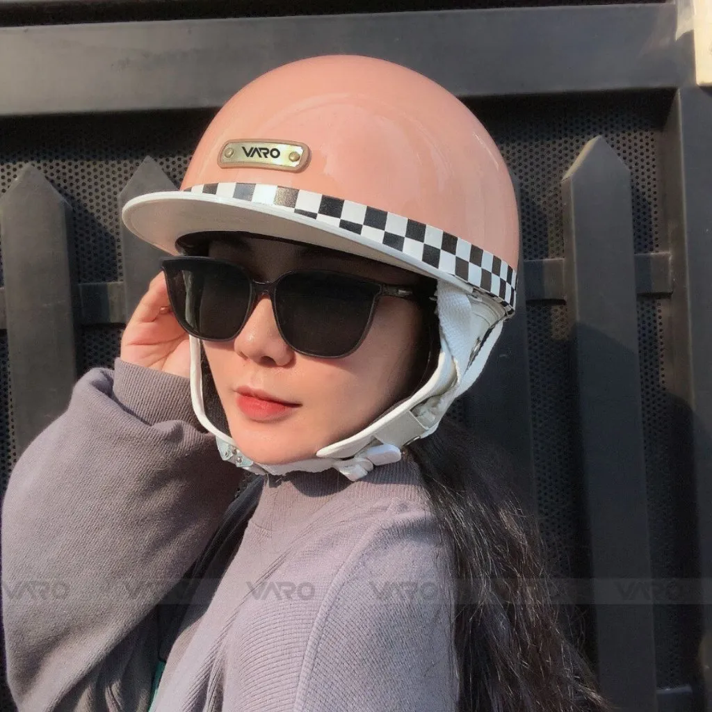 Ảnh Mũ bảo hiểm nửa đầu Bosozoku Japan Style nửa đầu vintage - Mũ bảo hiểm harley có ốp da kiểu Nhật Bản 4