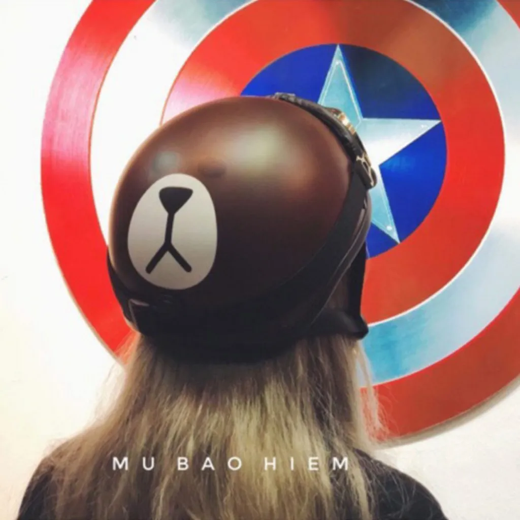 Ảnh Mũ bảo hiểm nửa đầu Hpro Helmets HP01 nhiều họa tiết thời trang, cá tính, Freesize (55-59cm) kèm kính UV, phi công 3