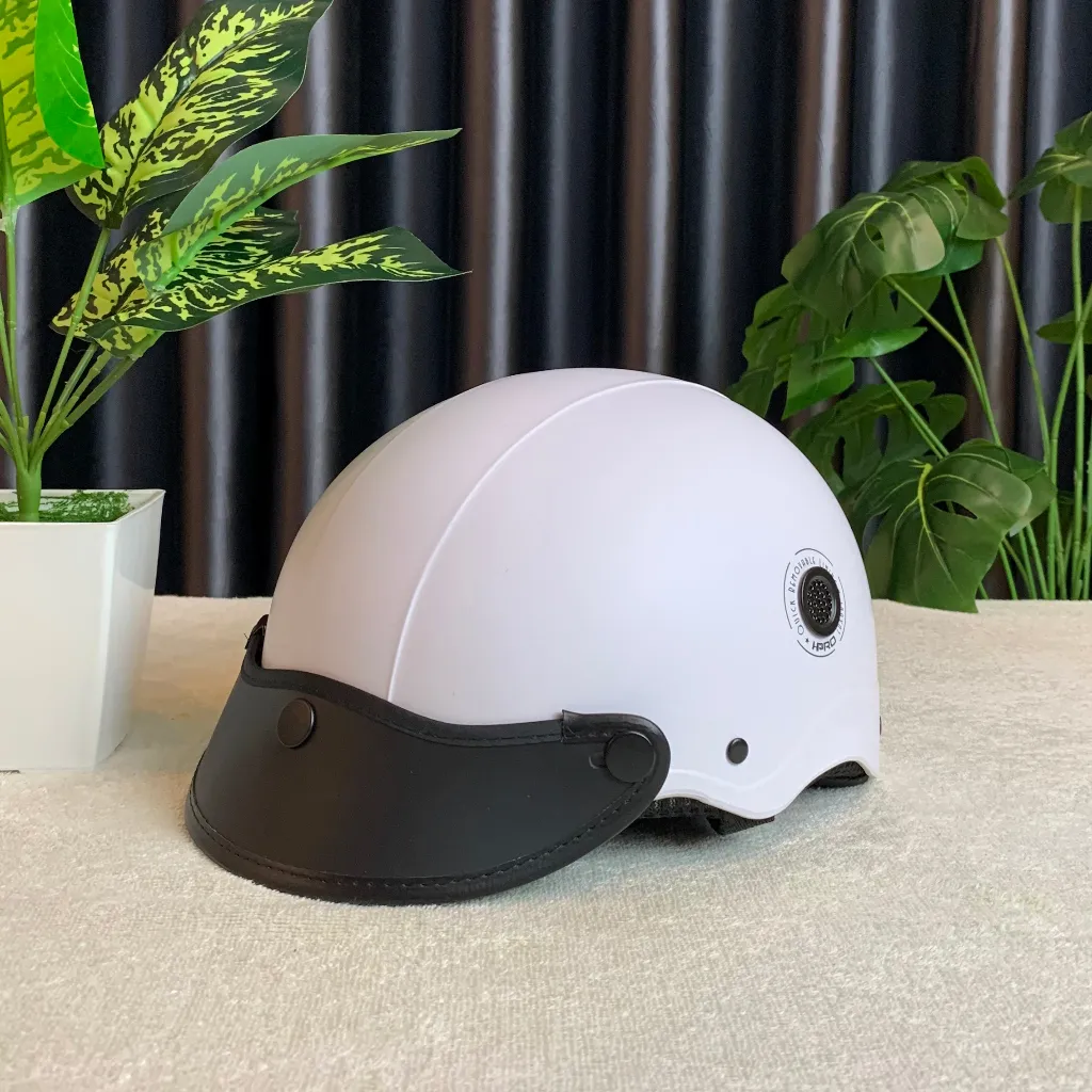 Ảnh Mũ bảo hiểm nửa đầu thời trang Hpro helmet HP02B, nhiều màu sắc cá tính, kiểu dáng nón sơn Freesize (52-56cm) 4
