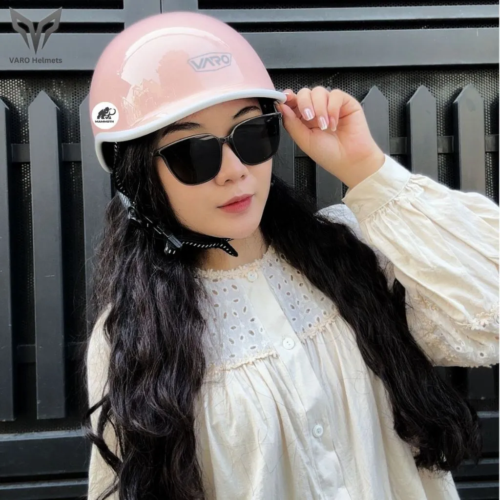 Ảnh Mũ Bảo Hiểm Nửa Đầu VAROHELMET Kiểu Nhật Dáng Cá Heo Freesize Cho Vòng Đầu 54-58cm-Bảo Hành 12 Tháng 2