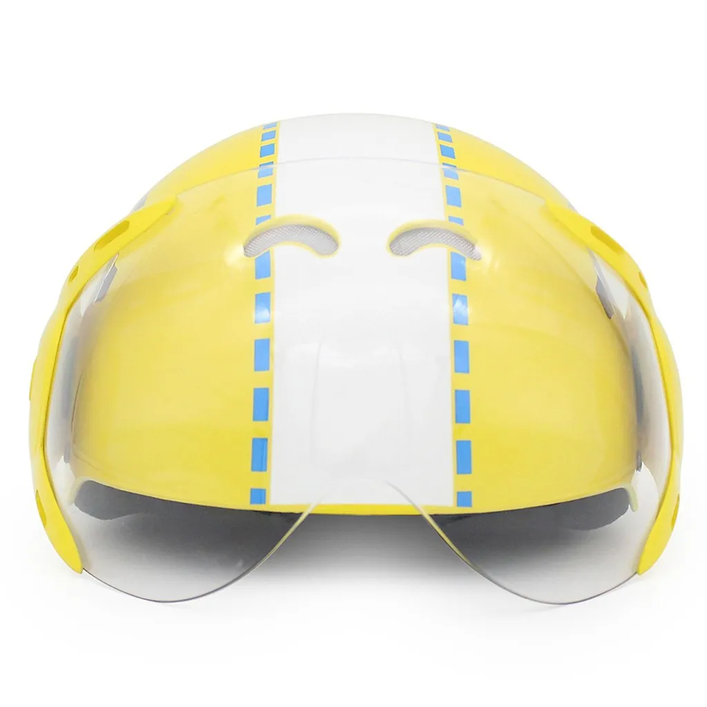Ảnh Mũ bảo hiểm trẻ em 1/2 đầu có kính Protec KITTY, họa tiết Minion, an toàn, siêu nhẹ 1