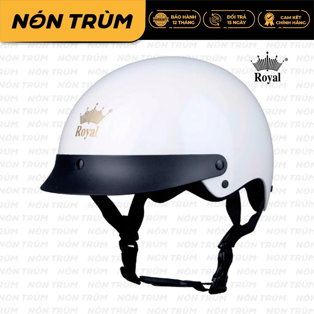 Ảnh Mũ bảo hiểm xe máy nửa đầu Royal M162 có lưỡi trai dành cho cả nam và nữ chính hãng 4