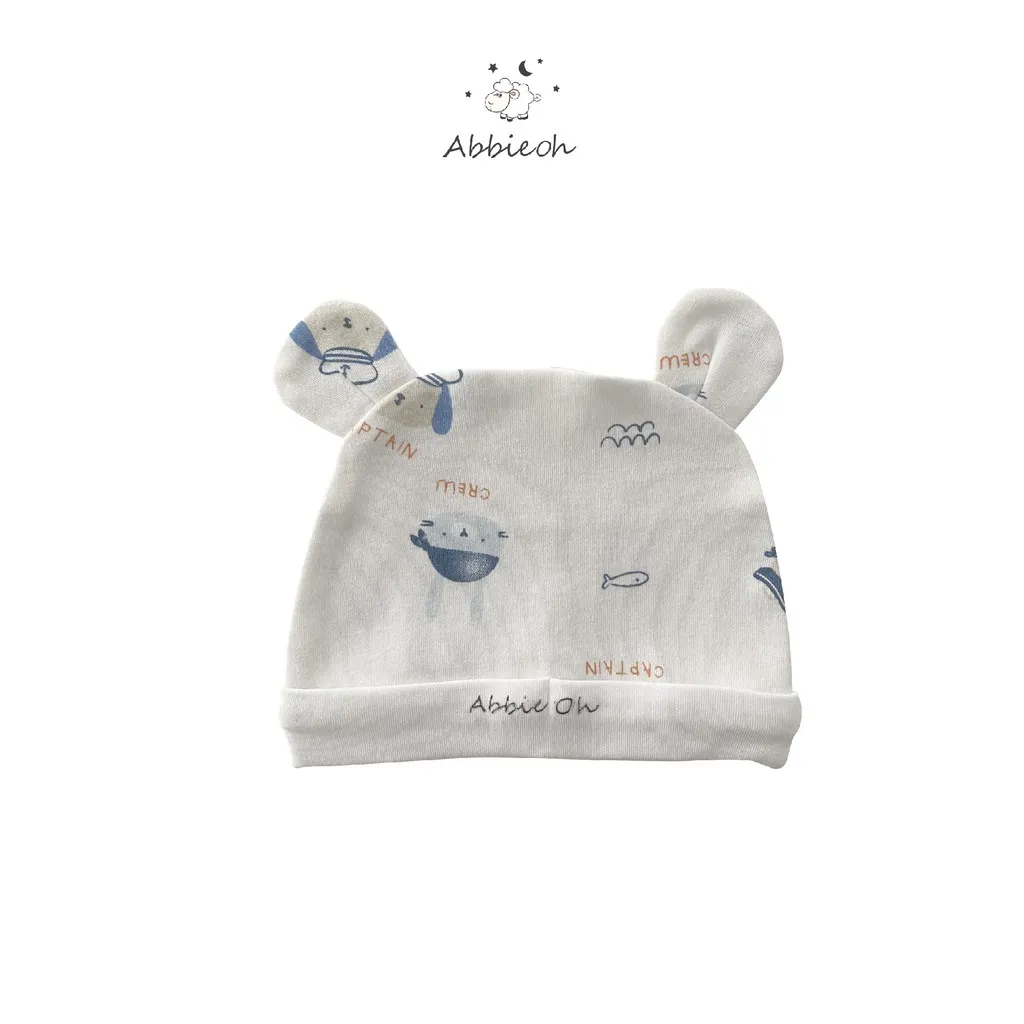 Ảnh Mũ Cotton AbbieOh Cho Bé Sơ Sinh Abbieoh MU020 4