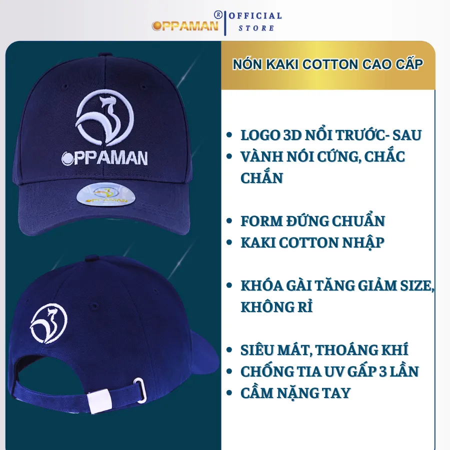 Ảnh Mũ lưỡi trai nam cao cấp nón kết kaki nam kiểu đẹp xịn basic trơn kaki cotton thoáng mát ON5 OPPAMAN 1