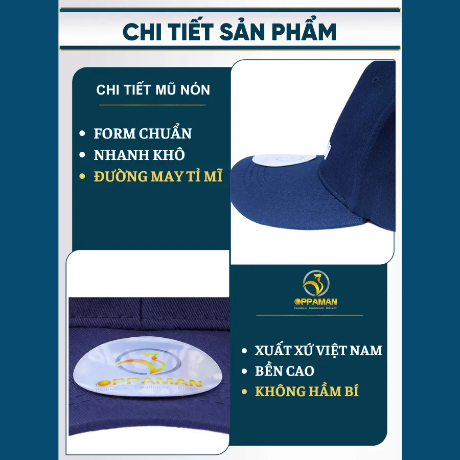 Ảnh Mũ lưỡi trai nam cao cấp nón kết kaki nam kiểu đẹp xịn basic trơn kaki cotton thoáng mát ON5 OPPAMAN 4