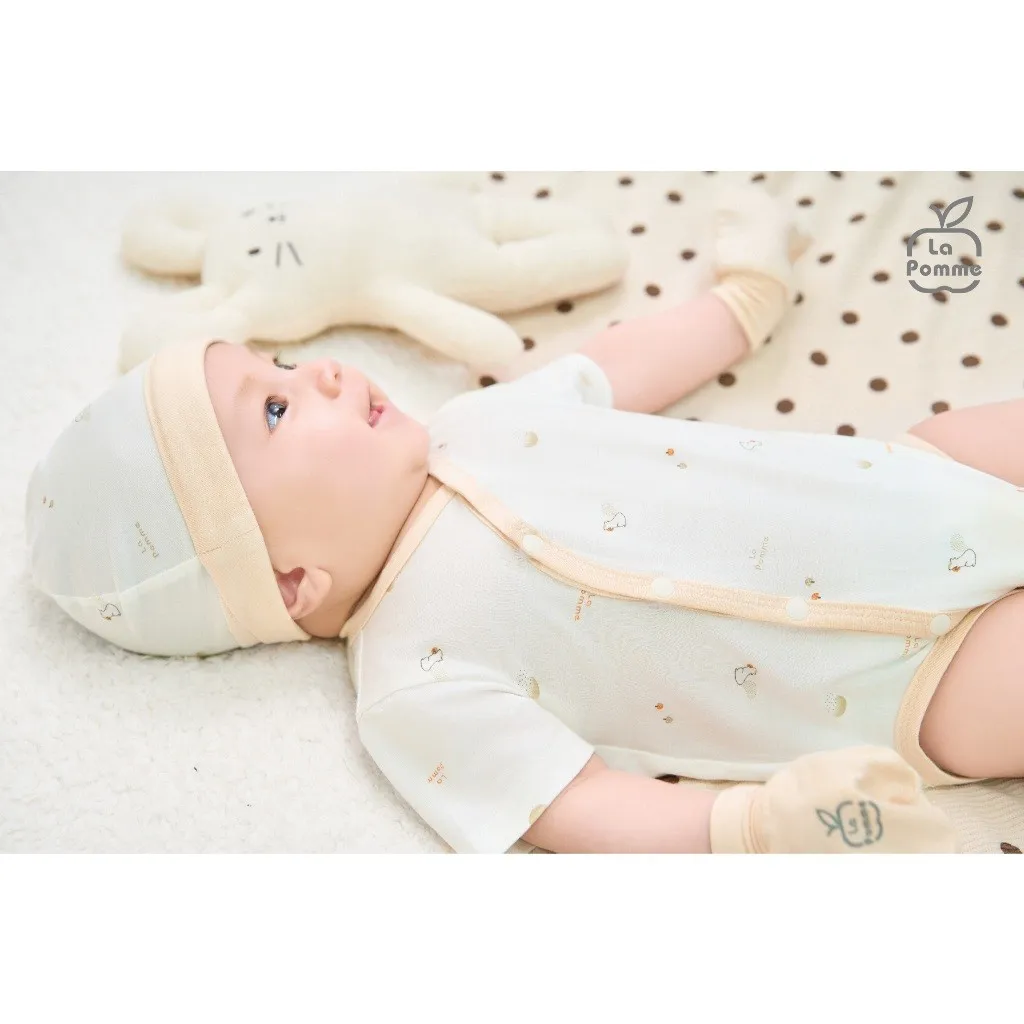 Ảnh Mũ sơ sinh La Pomme Họa tiết bé xinh 3