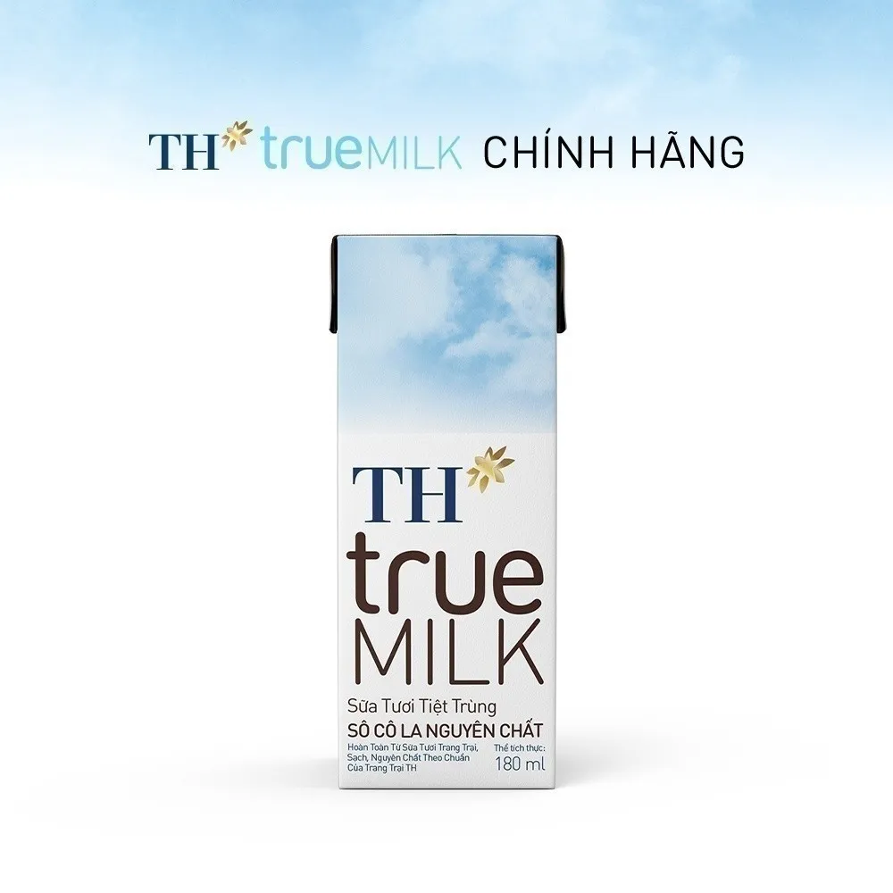 Ảnh [Mua 12 +1 quy đổi giảm 7%] Thùng 48 hộp sữa tươi tiệt trùng TH true MILK sôcôla nguyên chất 180 ml (180 ml x 48) 2