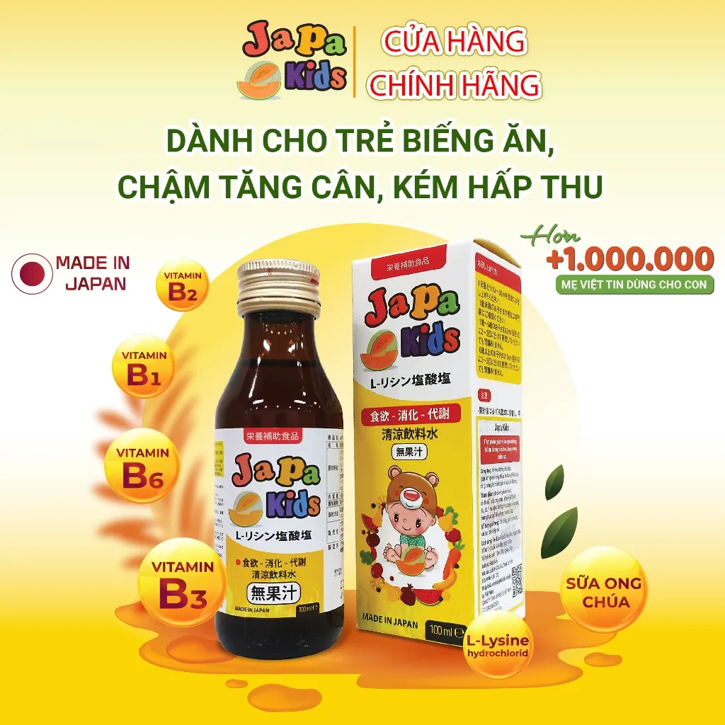 Ảnh Mua 3 Chai Siro Japa Kids Tặng 1 Kích Thích Ăn Ngon Tăng Cân Tăng Chiều Cao Cho Bé Chính Hãng JaPan 1