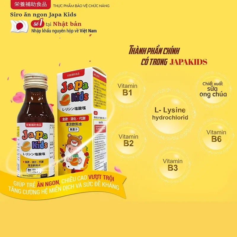 Ảnh Mua 3 Chai Siro Japa Kids Tặng 1 Kích Thích Ăn Ngon Tăng Cân Tăng Chiều Cao Cho Bé Chính Hãng JaPan 3