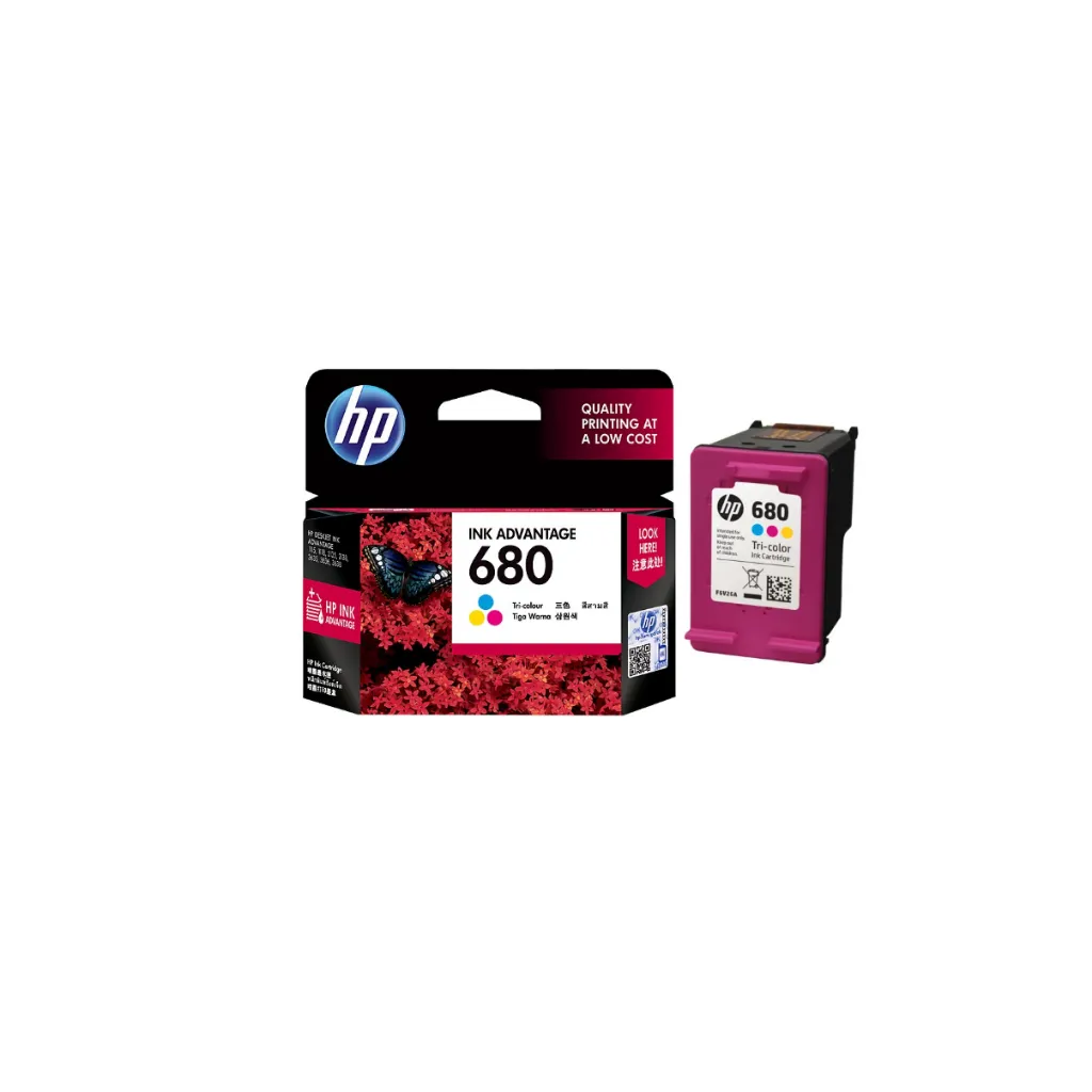 Ảnh Mực hộp in phun HP 680 Tri-color (F6V26AA) (Dùng cho máy DeskJet1110/1115/2130/2135/3630/4520/4650) 1