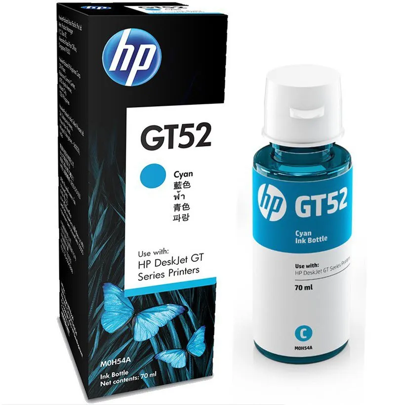 Ảnh Mực hộp máy in phun HP GT52 (M0H54AA) Cyan 2