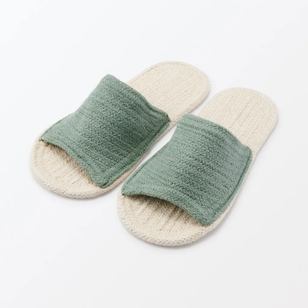 Ảnh MUJI Dép Quai Ngang Đi Trong Nhà - Ecru 1