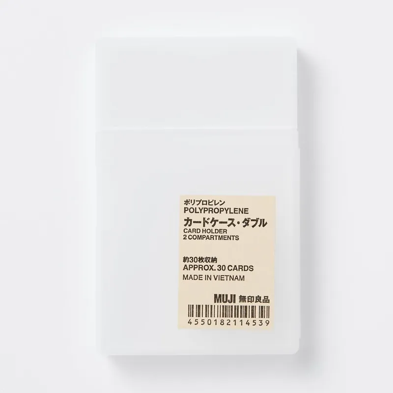 Ảnh Muji Hộp Nhựa Đựng Card Chia Ngăn 2