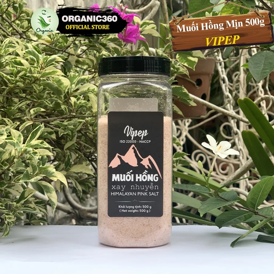 Ảnh Muối Hồng Himalaya VIPEP Các Loại Himalayan Pink Salt 3