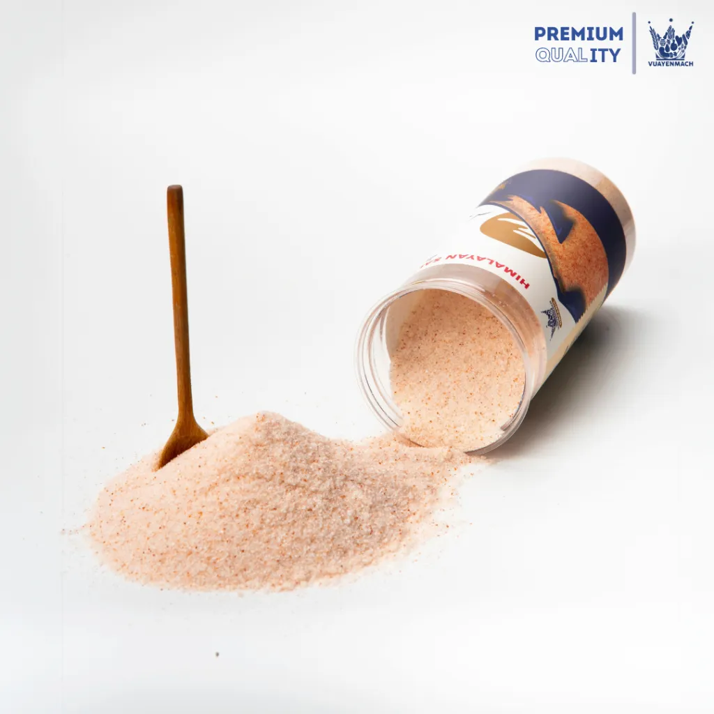 Ảnh Muối hồng Himalaya VUA YẾN MẠCH nhập khẩu Pakistan chính hãng chuyên dùng nấu ăn 3