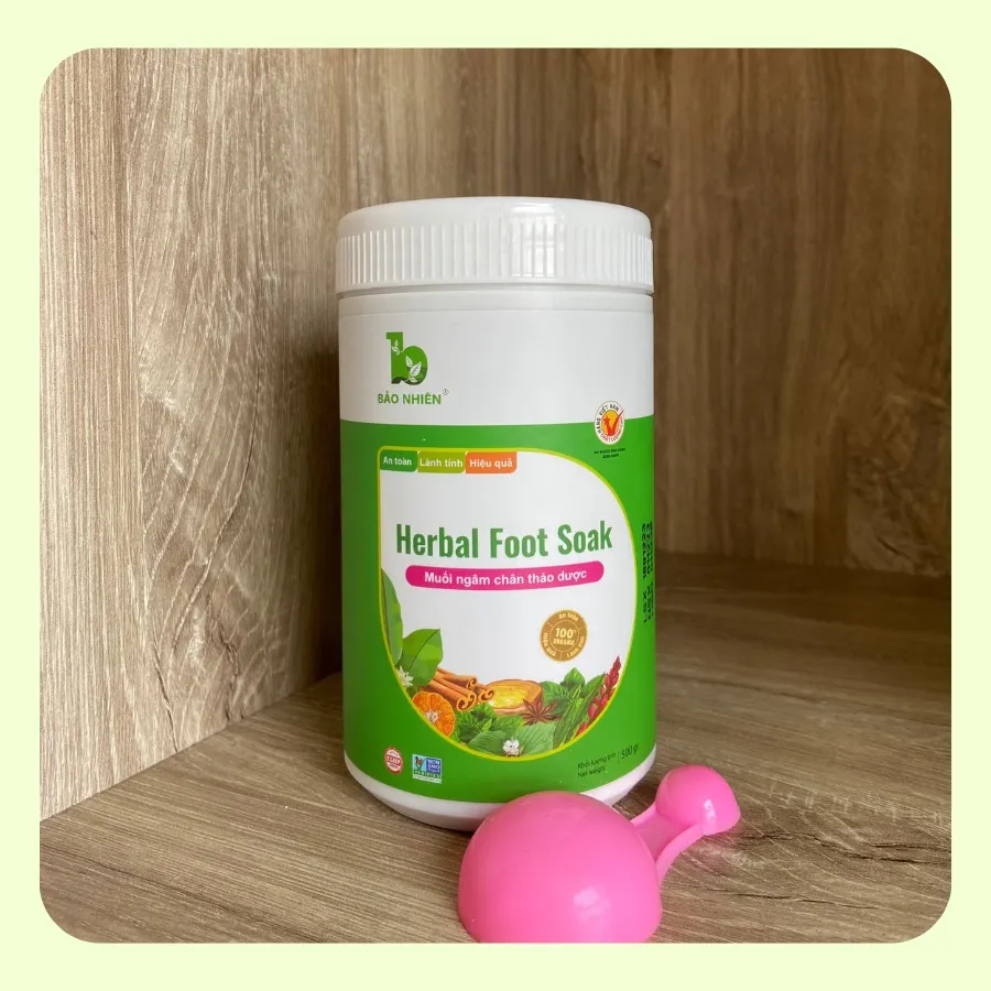 Ảnh Muối ngâm chân thảo dược IVF Bảo Nhiên 2
