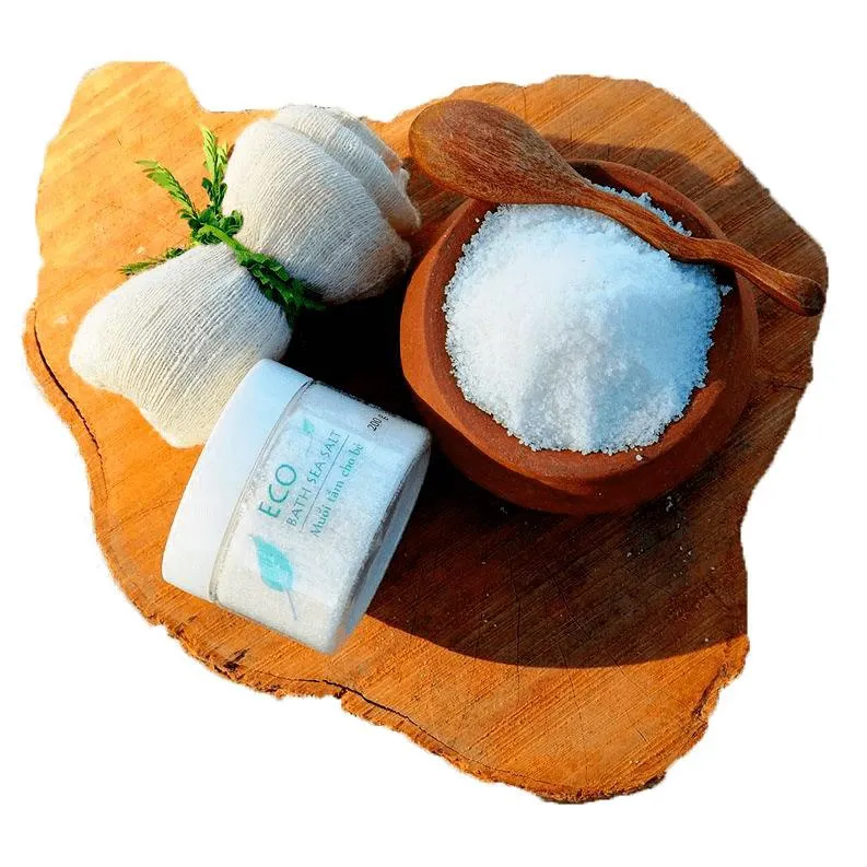Ảnh Muối Tắm Bé Eco Sinh Dược 200g - Giảm Rôm Sảy , Mề Đay , An Toàn Cho Bé Sơ Sinh 1