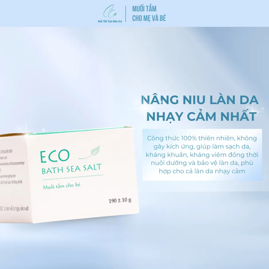 Ảnh Muối tắm bé Sinh Dược 200g 3
