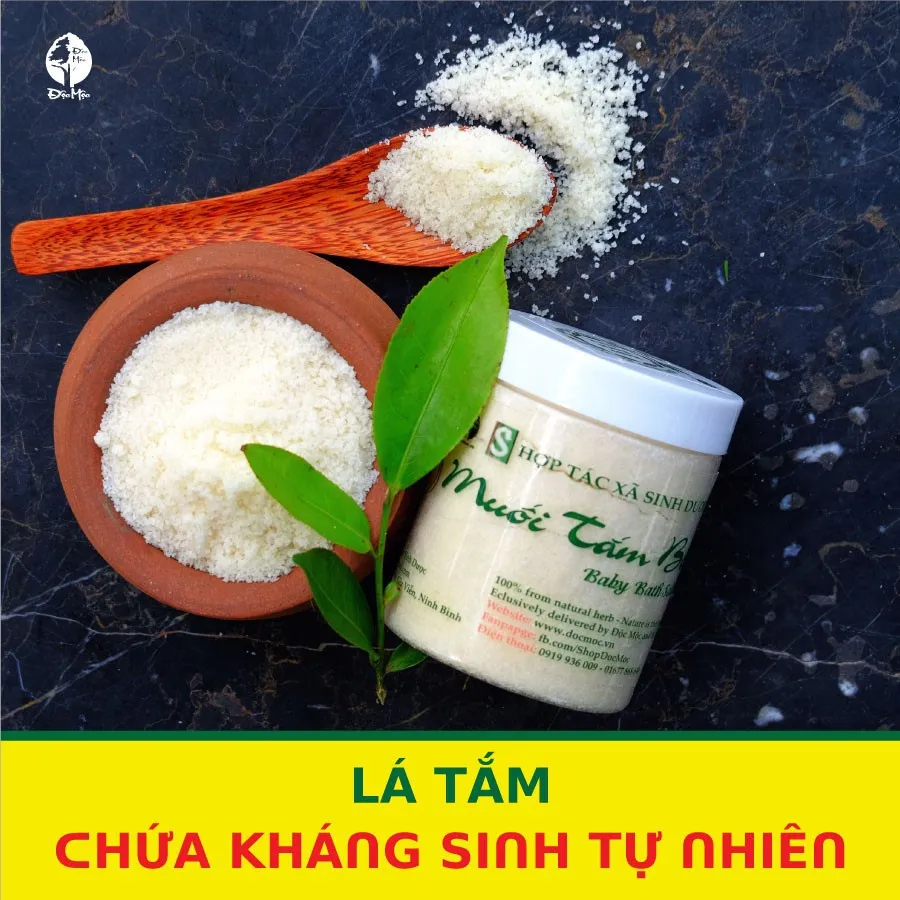 Ảnh Muối Tắm Bé Sinh Dược Độc Mộc, Muối Tắm Bé Lặn Rôm Sẩy, Dịu Sài ,Kê, Da Mịn Màng  400g 4