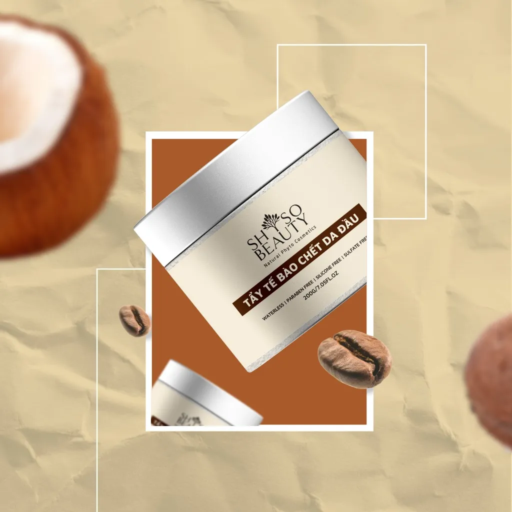 Ảnh Muối Tẩy Tế Bào Chết Da Đầu SHSO Beauty Sea Salt Treatment Hair Scalp Cà Phê & Sữa Dừa Phục Hồi Tóc Hư Tổn - 200 gram 3