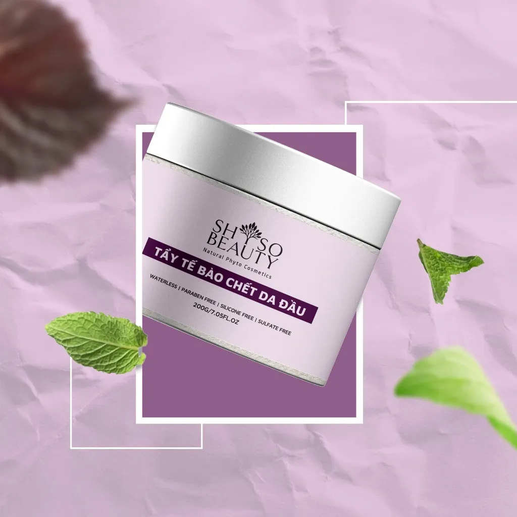 Ảnh Muối Tẩy Tế Bào Chết Da Đầu SHSO Beauty Sea Salt Treatment Hair Scalp Tía Tô & Bạc Hà Mát Lạnh, Kiểm Soát Dầu - 200 gram 3