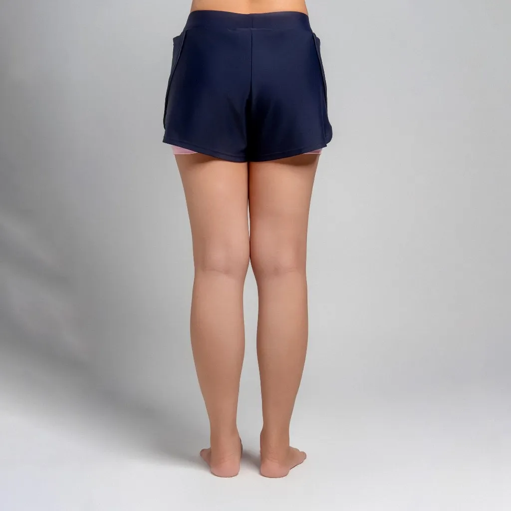 Ảnh Muse Lenora Quần đi biển nữ short 2 layer kín đáo SOBIE 3