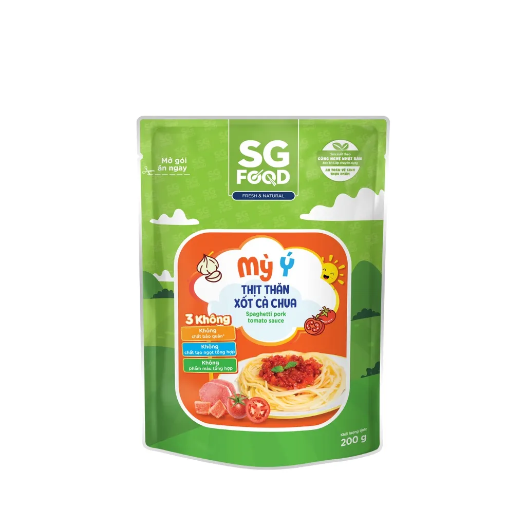 Ảnh Mỳ Ý SGFood Thịt thăn xốt cà chua 200g 3