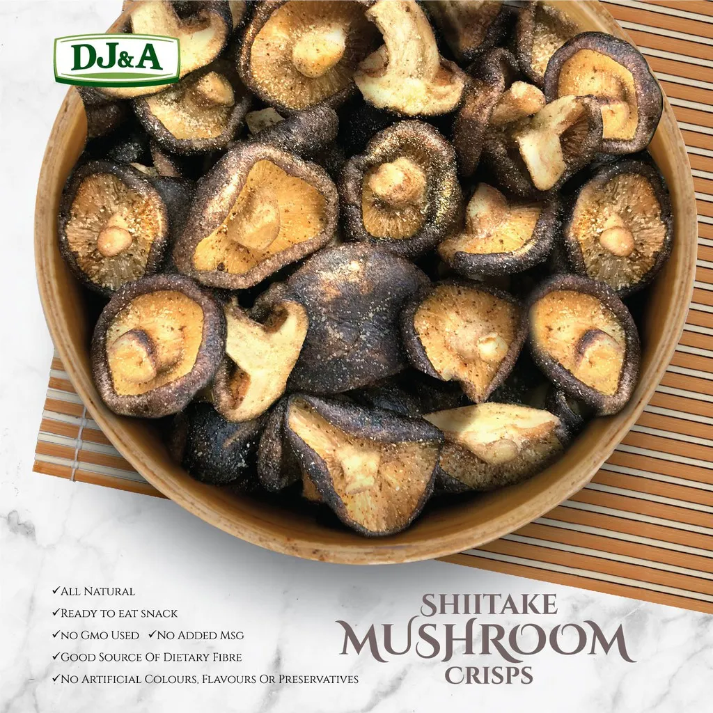 Ảnh Nấm hương sấy giòn DJ&A Úc 65g - Tốt Cho Sức Khỏe - Ăn vặt văn phòng - Snack nấm đông cô - Thay kẹo cho trẻ | Origin VN 3