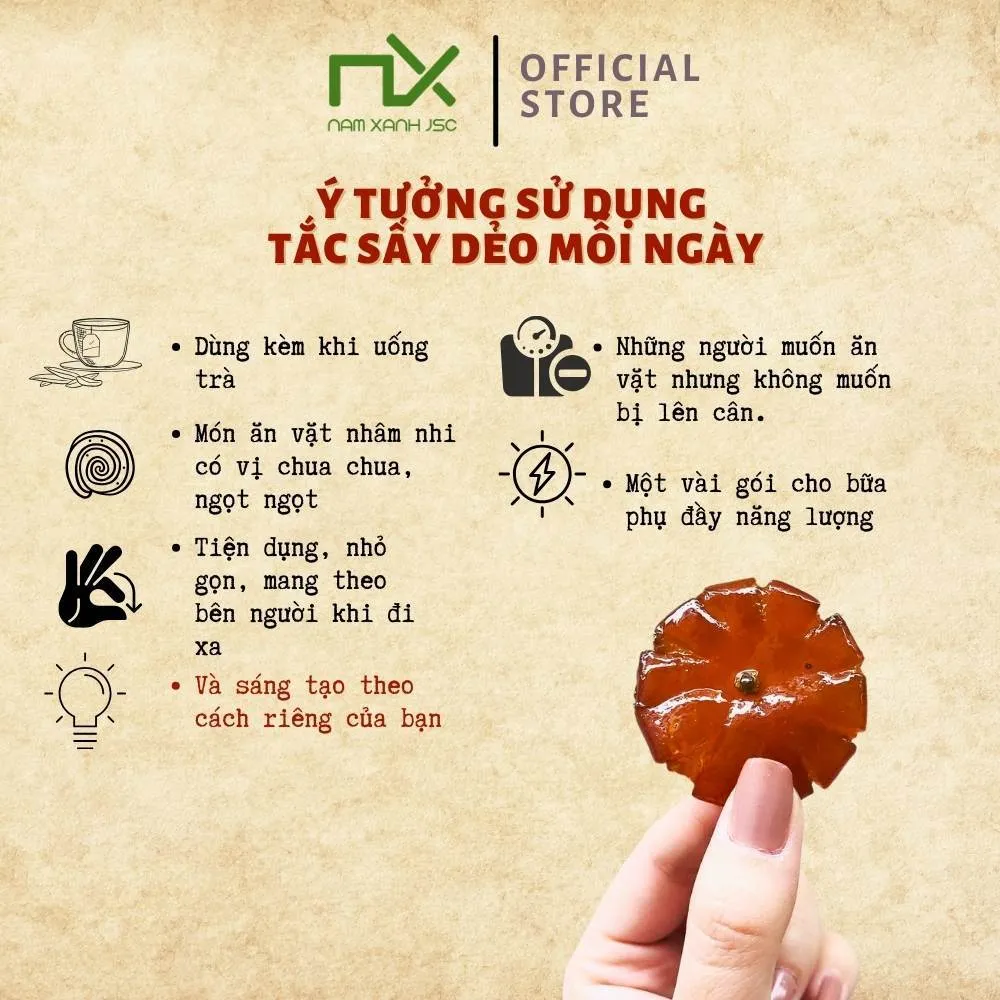 Ảnh Nam Xanh Mứt Tắc Sấy Dẻo Mật Ong Dried Kumquat Honey Hộp 140g(160g) 1
