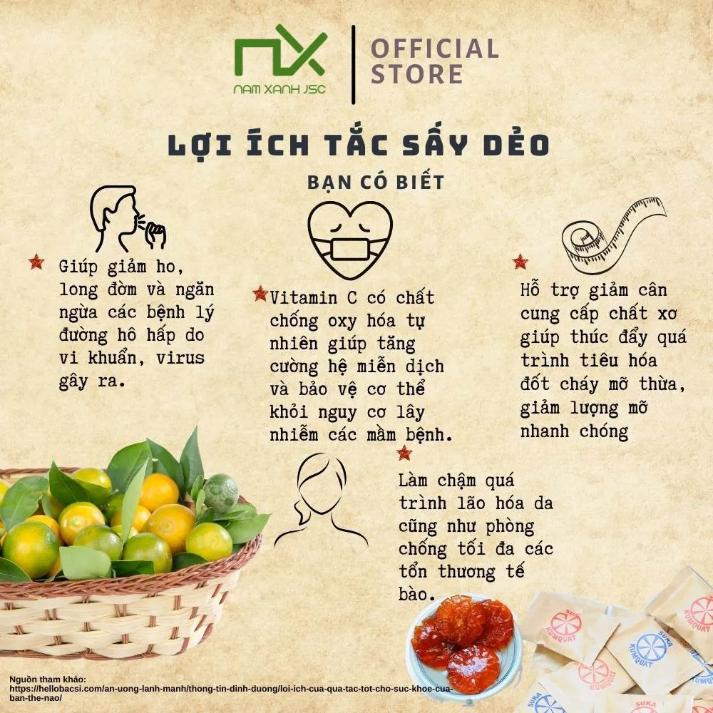Ảnh Nam Xanh Tắc Sấy Dẻo Mật Ong Dried Kumquat Honey 140g(160g) 2