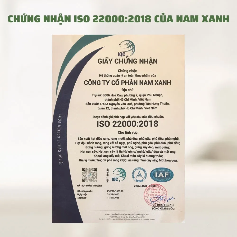 Ảnh Nam Xanh Trái Cây Sấy Hộp 70G (100G) 2
