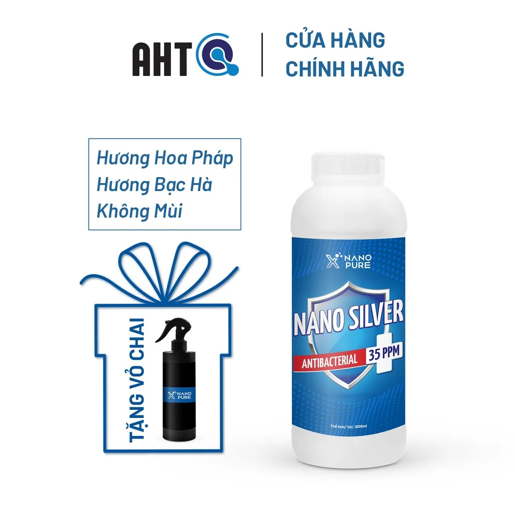Ảnh NANO BẠC DIỆT KHUẨN-NANO XPURE NANO SILVER 35ppm 1L–DIỆT KHUẨN, NẤM, VIRUS, KHỬ MÙI-NANO BẠC AHT CORP (AHTC) 3
