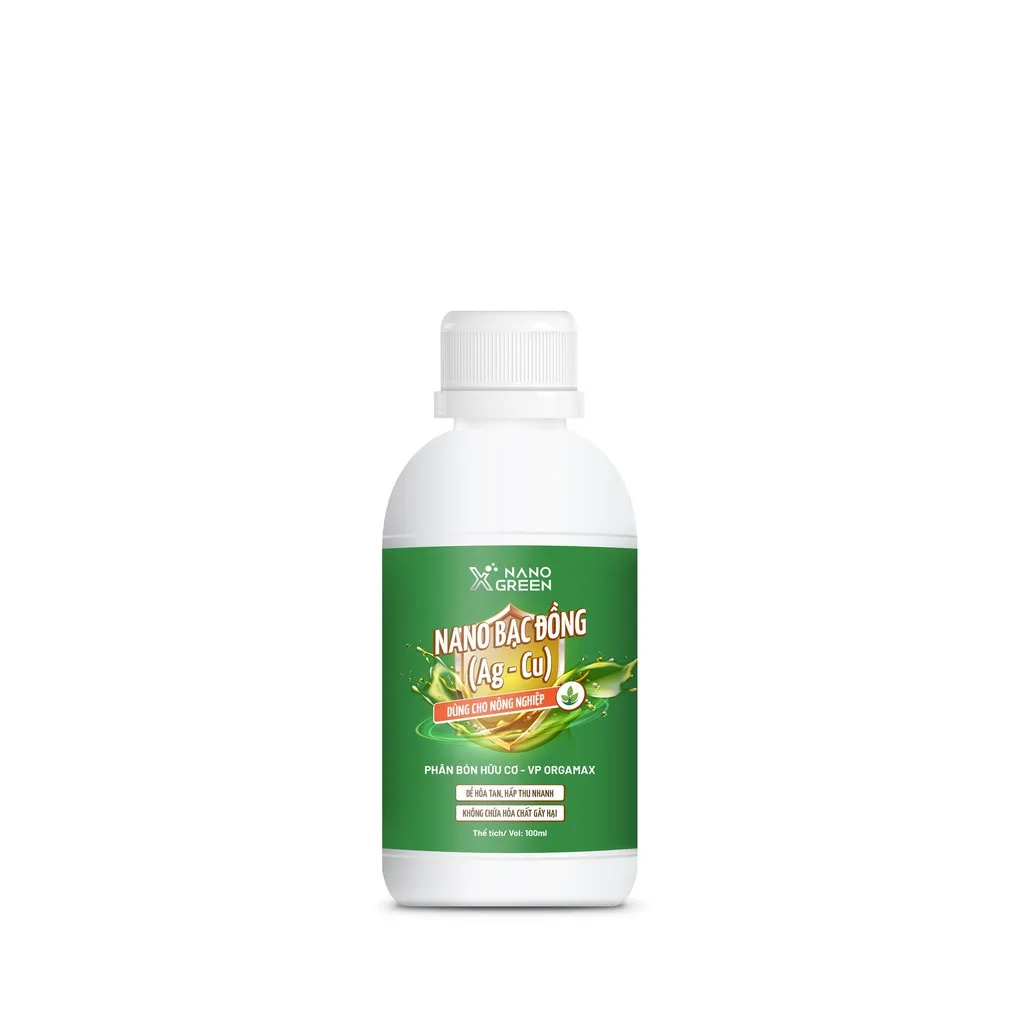 Ảnh Nano bạc đồng Nano Xgreen cung cấp dưỡng chất, tăng đề khoáng, hỗ trợ cho cây có triệu chứng vàng lá, thối rễ 100ml 3