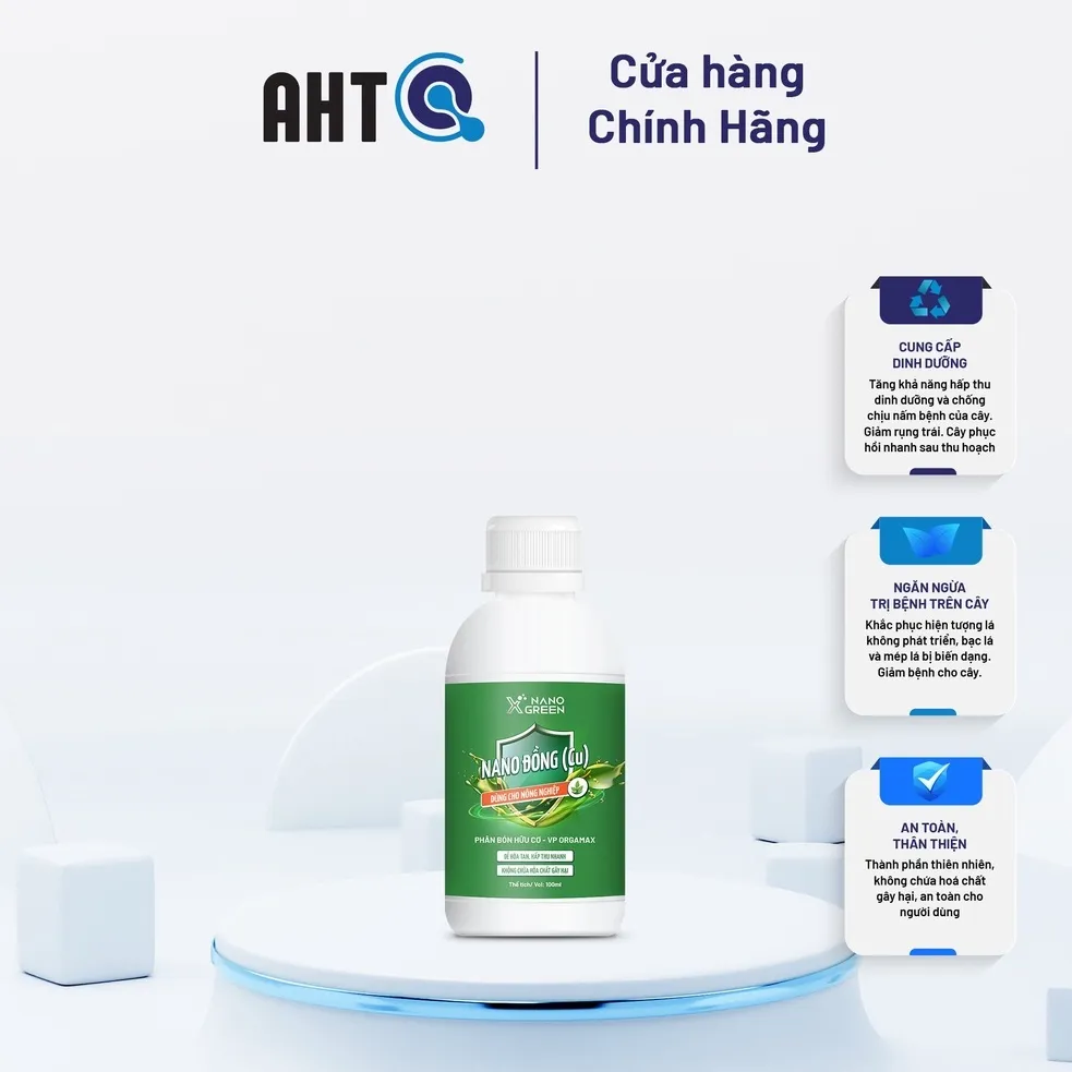 Ảnh Nano đồng Nano Xgreen cung cấp vi lượng, bổ sung dưỡng chất phục hồi cây, chống giá rét 100ml 2