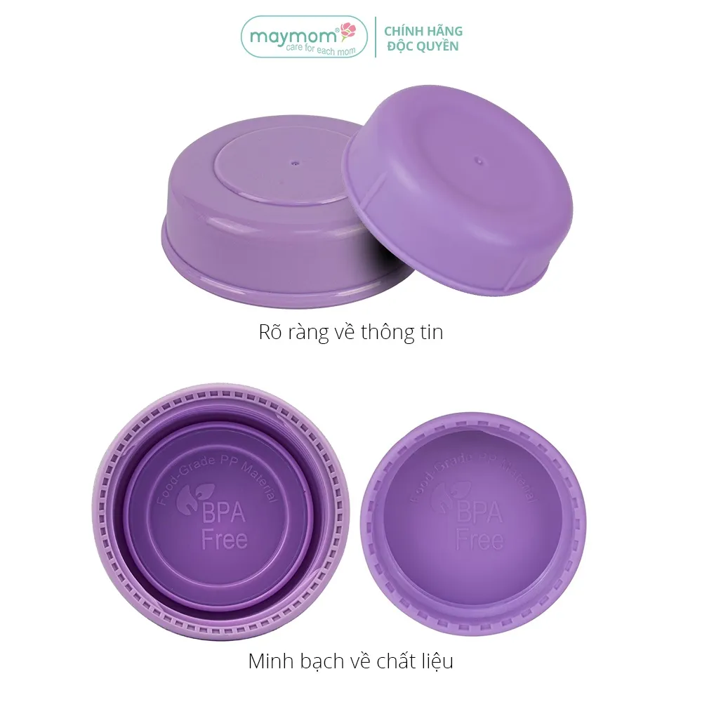 Ảnh Nắp Bình Sữa Mama's Choice, Tương Thích Bình Sữa Cổ Rộng Spectra, Avent, Rozabi và Bình Sữa Cổ Hẹp Medela, Unimom 3